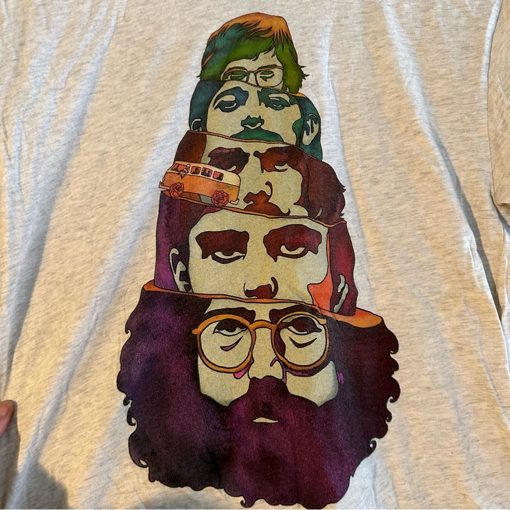 Grateful Dead Member Faces VW T-Shirt Sz Sm